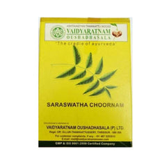 Vaidyaratnam Saraswatha Choornam Powder 100gm Vaidyaratnam Saraswatha Choornam Powder 100gm