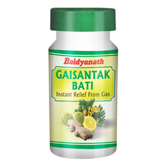 Baidyanath Ayurvedic Gaisantak Bati Instant Relief from Gas and Indigestion Tablets Baidyanath Ayurvedic Gaisantak Bati Instant Relief from Gas and Indigestion Tablets
