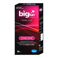 Leeford Bigfun Extra Time Condom 10 Piece Leeford Bigfun Extra Time Condom 10 Piece