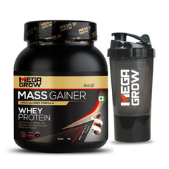 Leeford Megagrow Mass Gainer Milk Chocolate Flavour With Shaker Powder 1 Kg Leeford Megagrow Mass Gainer Milk Chocolate Flavour With Shaker Powder 1 Kg