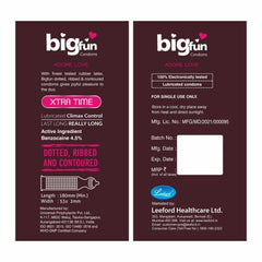 Leeford Bigfun Extra Time Condom 10 Piece Leeford Bigfun Extra Time Condom 10 Piece