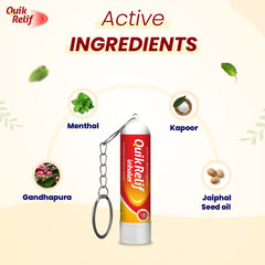Leeford Quik Relif Inhaler For Cold,Cough & Blocked Nose 0.5 Ml Leeford Quik Relif Inhaler For Cold,Cough & Blocked Nose 0.5 Ml