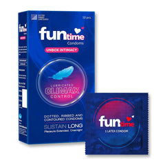 Leeford Funtime Climax Control Condom 10 Piece Leeford Funtime Climax Control Condom 10 Piece