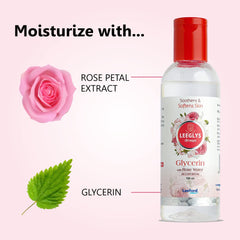 Leeford Leeglys Glycerin With Rose Water Soft And Smooth Skin 100ml Leeford Leeglys Glycerin With Rose Water Soft And Smooth Skin 100ml