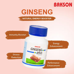 Bakson's Ginseng Plus 30 Capsule Bakson's Ginseng Plus 30 Capsule