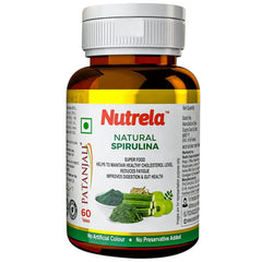 Patanjali Nutrela Spirulina Natural 60 Tablets Patanjali Nutrela Spirulina Natural 60 Tablets