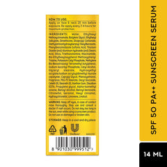 POND’S Sun Miracle SPF 50 PA++ Protect & Bright With Niacinamide Sunscreen Serum 14ML POND’S Sun Miracle SPF 50 PA++ Protect & Bright With Niacinamide Sunscreen Serum 14ML