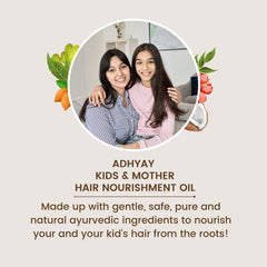 Adhyay Kids And Mother Hair Nourishment Oil 100ml Adhyay Kids And Mother Hair Nourishment Oil 100ml