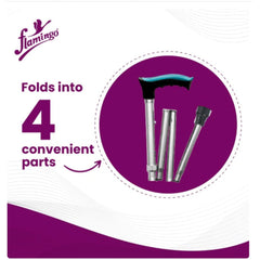Flamingo Health Orthopaedic Classic Folding Walking Stick Universal Code 2288 Flamingo Health Orthopaedic Classic Folding Walking Stick Universal Code 2288