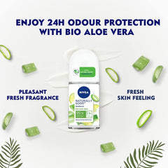 Nivea Bio Aloe Vera & Bio Green Tea Deodorant Roll On For Women 50 ml Nivea Bio Aloe Vera & Bio Green Tea Deodorant Roll On For Women 50 ml