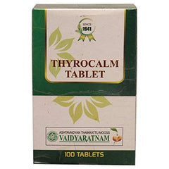 Vaidyaratnam Thyrocalm 100 Tablets Vaidyaratnam Thyrocalm 100 Tablets