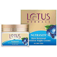 Lotus Herbals Cosmetics Nutranite Skin Renewal Nutritive Night Cream 50g Lotus Herbals Cosmetics Nutranite Skin Renewal Nutritive Night Cream 50g