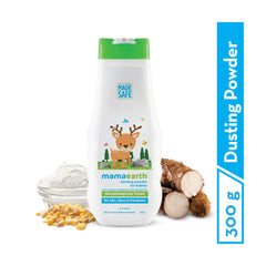 Mamaearth Dusting Powder with Organic Oatmeal and Arrowroot Powder for Babies Mamaearth Dusting Powder with Organic Oatmeal and Arrowroot Powder for Babies