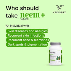 Vedistry Ayurvedic Neem + Skin Health 60 Tablets Vedistry Ayurvedic Neem + Skin Health 60 Tablets