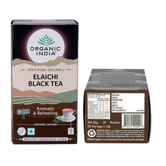 Organic India Elaichi Flavoured Black Tea 25 Teabags Organic India Elaichi Flavoured Black Tea 25 Teabags