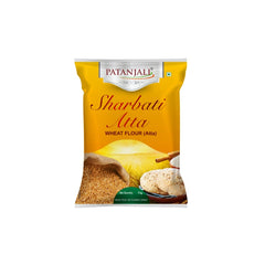Patanjali Sharbati Whole Wheat Atta Flours Powder 5Kg Patanjali Sharbati Whole Wheat Atta Flours Powder 5Kg