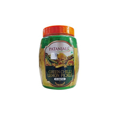 Patanjali Green Chilli Lemon Pickle Sauce 500g Patanjali Green Chilli Lemon Pickle Sauce 500g