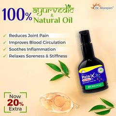Dr Morepen Pain X Ortho Ayurvedic Pain Relief Oil Muscle Pain Back Oil 60 ML Dr Morepen Pain X Ortho Ayurvedic Pain Relief Oil Muscle Pain Back Oil 60 ML