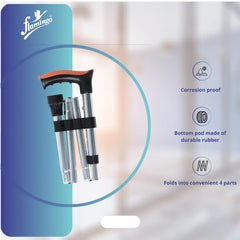 Flamingo Health Orthopaedic Classic Folding Walking Stick Universal Code 2288 Flamingo Health Orthopaedic Classic Folding Walking Stick Universal Code 2288