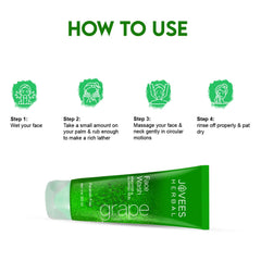 Jovees Herbal Strawberry,Tea Tree,Lemon,Neem,De Tan & Grape Face Wash Jovees Herbal Strawberry,Tea Tree,Lemon,Neem,De Tan & Grape Face Wash