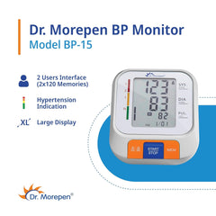 Dr. Morepen Blood Pressure Monitor Model BP15 Dr. Morepen Blood Pressure Monitor Model BP15