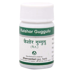 Dhanvantari Ayurvedic Kaishor Guggulu Useful In Leprosy & Gout Tablet Dhanvantari Ayurvedic Kaishor Guggulu Useful In Leprosy & Gout Tablet