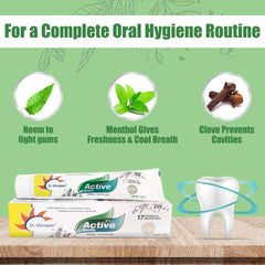 Dr Morepen Active Smile Enriches With 17 Powerful Herbs Toothpaste 100 Gm Dr Morepen Active Smile Enriches With 17 Powerful Herbs Toothpaste 100 Gm