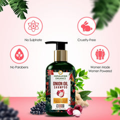 Himalayan Organics Onion Oil Shampoo 300ml Himalayan Organics Onion Oil Shampoo 300ml