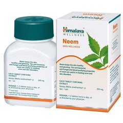 Himalaya Pure Herbs Neem Skin Wellness 60 Tablets Himalaya Pure Herbs Neem Skin Wellness 60 Tablets