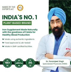 Himalayan Organics Plant Based Iron Supplement With Folate Vegetarian 60 Capsules Himalayan Organics Plant Based Iron Supplement With Folate Vegetarian 60 Capsules