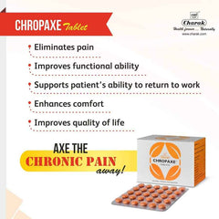 Charak Ayurvedic Chropaxe 30 Tablets Charak Ayurvedic Chropaxe 30 Tablets