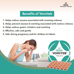Charak Ayurvedic Vomiteb 30 Tablets Charak Ayurvedic Vomiteb 30 Tablets