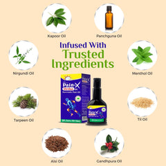 Dr Morepen Pain X Ortho Ayurvedic Pain Relief Oil Muscle Pain Back Oil 60 ML Dr Morepen Pain X Ortho Ayurvedic Pain Relief Oil Muscle Pain Back Oil 60 ML