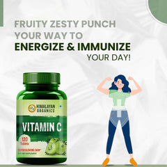 Himalayan Organics Vitamin C 1000mg Vegetarian 120 Tablets Himalayan Organics Vitamin C 1000mg Vegetarian 120 Tablets