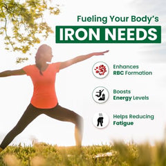 Himalayan Organics Plant Based Iron Supplement With Folate Vegetarian 60 Capsules Himalayan Organics Plant Based Iron Supplement With Folate Vegetarian 60 Capsules