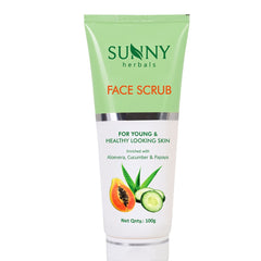 Bakson's Sunny Herbals Face with Aloevera & Papaya Mini Facial Skin Care Face Scrub Bakson's Sunny Herbals Face with Aloevera & Papaya Mini Facial Skin Care Face Scrub