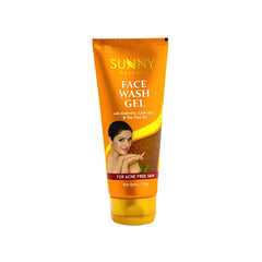 Bakson's Sunny Herbals Face Wash Gel Calendula And Tea Tree Oil Natural Cleanser Gel Bakson's Sunny Herbals Face Wash Gel Calendula And Tea Tree Oil Natural Cleanser Gel