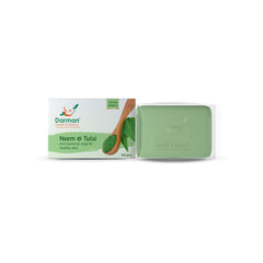 Darman Pure Ayurvedic Neem & Tulsi soap Anti Bacterial for Healthy and Beautiful Skin 100gm Darman Pure Ayurvedic Neem & Tulsi soap Anti Bacterial for Healthy and Beautiful Skin 100gm