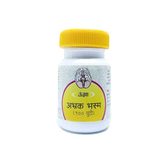 Unjha Ayurvedic Abhrak Bhasma (100 Puti) Powder Unjha Ayurvedic Abhrak Bhasma (100 Puti) Powder