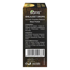 Patanjali Ayurvedic Divya Shilajeet Drops 30ml Patanjali Ayurvedic Divya Shilajeet Drops 30ml