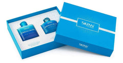 Skinn By Titan Fragrances Pair Amalfi,Blue Eau De Unisex Perfume Spray 90 ml (Pack of 2) Skinn By Titan Fragrances Pair Amalfi,Blue Eau De Unisex Perfume Spray 90 ml (Pack of 2)