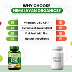 Himalayan Organics Plant Based Bone Strength Vegetarian 60 Capsules Himalayan Organics Plant Based Bone Strength Vegetarian 60 Capsules