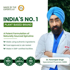 Himalayan Organics Spirulina Vegetarian 60 Capsule Himalayan Organics Spirulina Vegetarian 60 Capsule