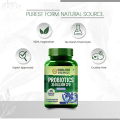 Himalayan Organics Probiotics Supplement 35 Billion CFU Vegetarian 100 Capsules Himalayan Organics Probiotics Supplement 35 Billion CFU Vegetarian 100 Capsules
