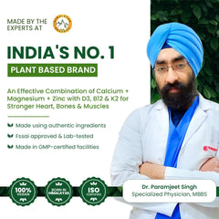 Himalayan Organics Plant Based Calcium Magnesium Zinc D3 + K2 Vegetarian 120 Capsules Himalayan Organics Plant Based Calcium Magnesium Zinc D3 + K2 Vegetarian 120 Capsules