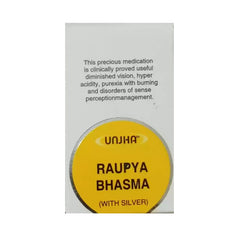 Unjha Ayurvedic Raupya Bhasma Powder Unjha Ayurvedic Raupya Bhasma Powder