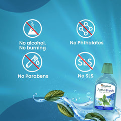 Himalaya Active Fresh Mint Mouthwash 215ml Himalaya Active Fresh Mint Mouthwash 215ml