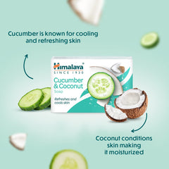Himalaya Cucumber & Coconut Refreshes And Cools Skin Soap Himalaya Cucumber & Coconut Refreshes And Cools Skin Soap