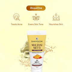 Kalyan Wellness Emayglow Multani Mitti Face Wash 100ml Kalyan Wellness Emayglow Multani Mitti Face Wash 100ml