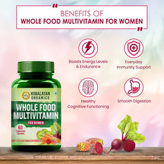 Himalayan Organics Whole Food Multivitamin For Women Vegetarian 60 Capsules Himalayan Organics Whole Food Multivitamin For Women Vegetarian 60 Capsules